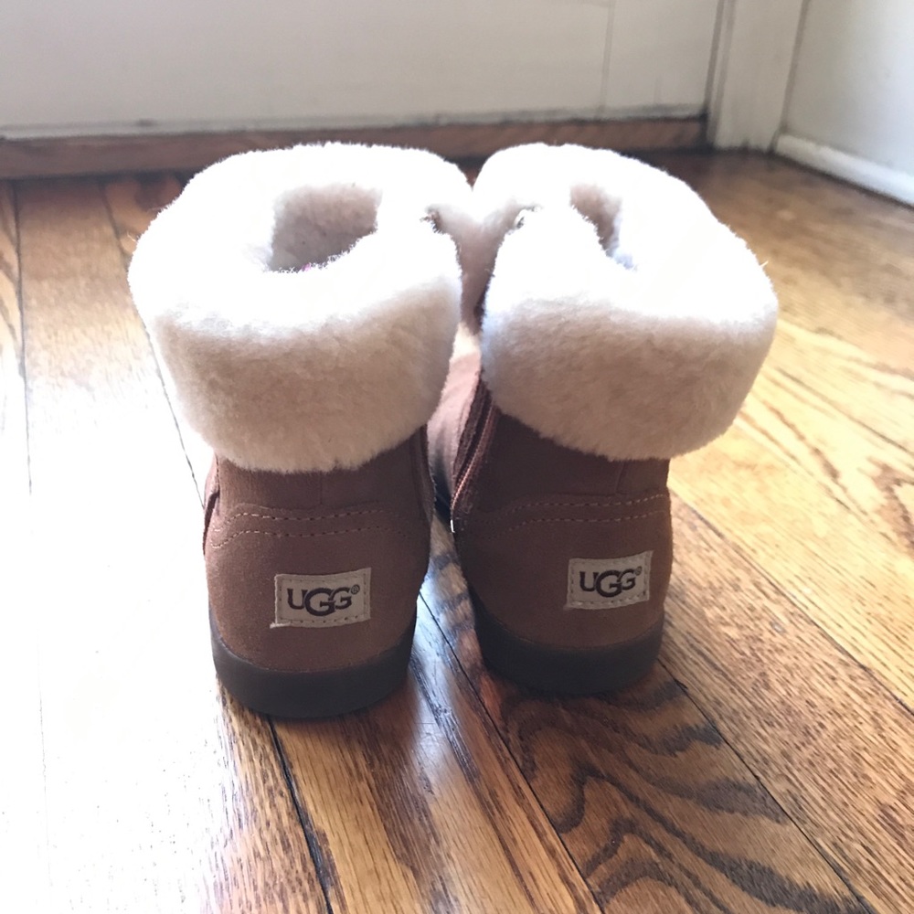 Ugg boots with fur trim